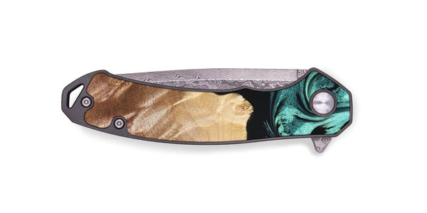 EDC Wood Pocket Knife - Gene (Green, 822670)