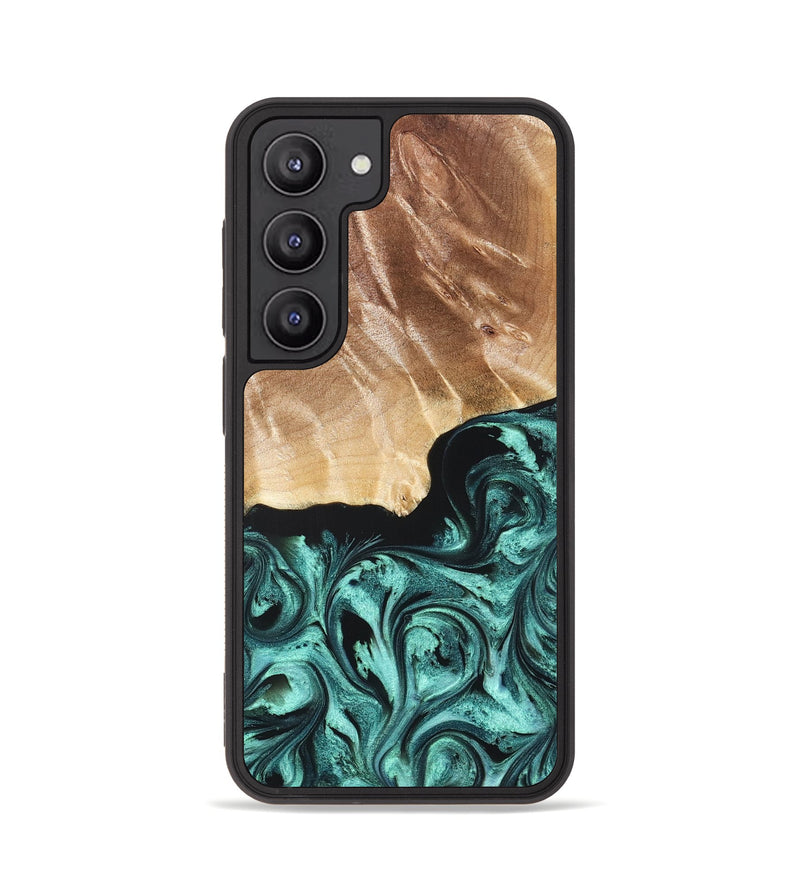 Galaxy S23 Wood Phone Case - Gene (Green, 822670)