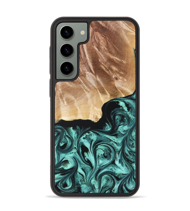 Galaxy S23 Plus Wood Phone Case - Gene (Green, 822670)
