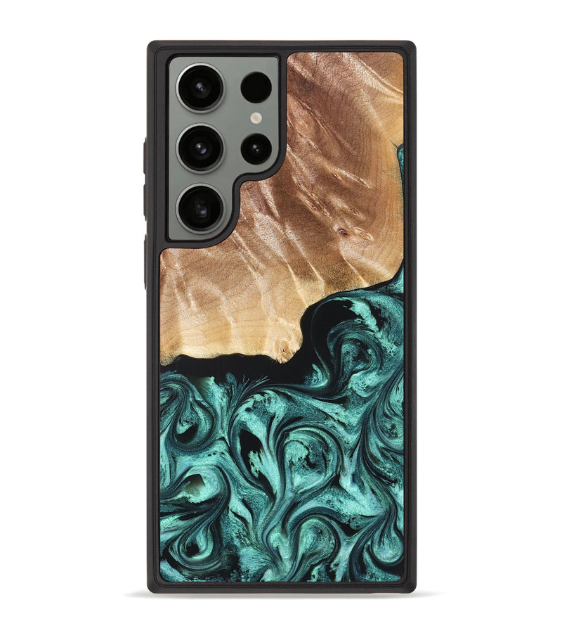 Galaxy S23 Ultra Wood Phone Case - Gene (Green, 822670)