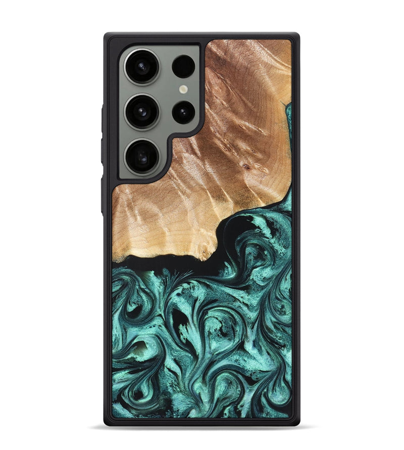 Galaxy S24 Ultra Wood Phone Case - Gene (Green, 822670)