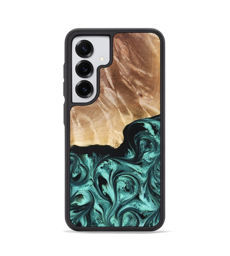 Galaxy S25 Wood Phone Case - Gene (Green, 822670)