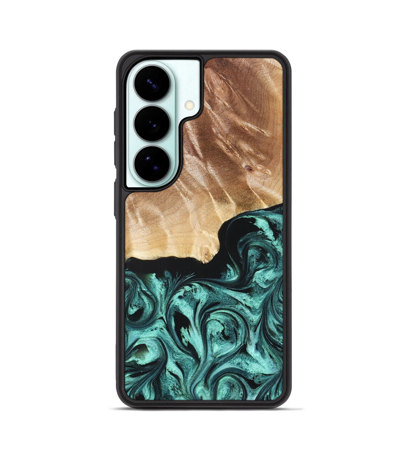 Galaxy S26 Wood Phone Case - Gene (Green, 822670)