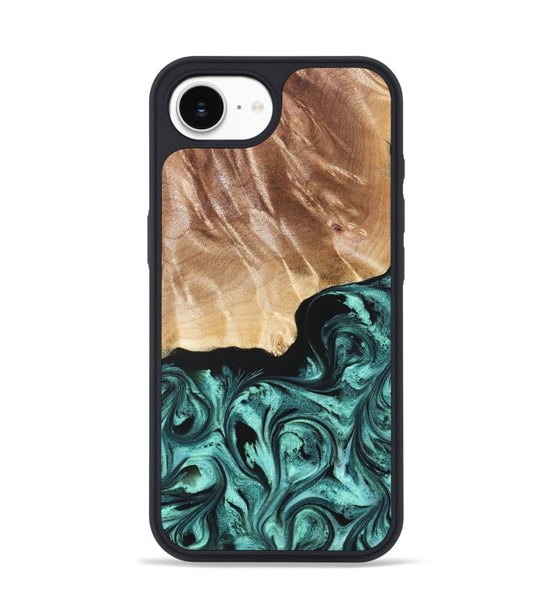 iPhone 17e Wood Phone Case - Gene (Green, 822670)