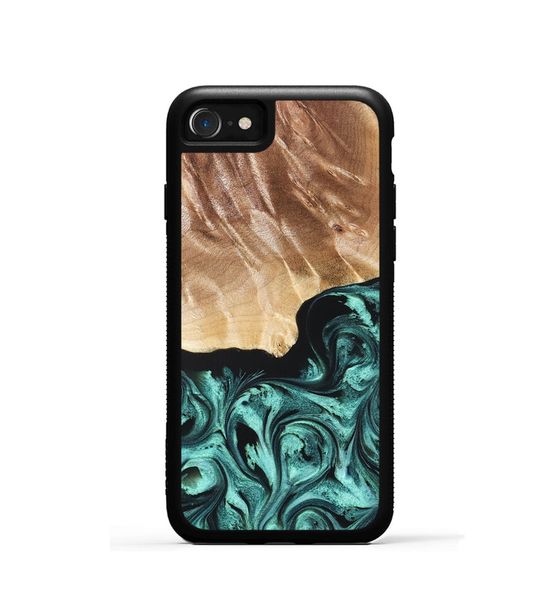 iPhone SE Wood Phone Case - Gene (Green, 822670)