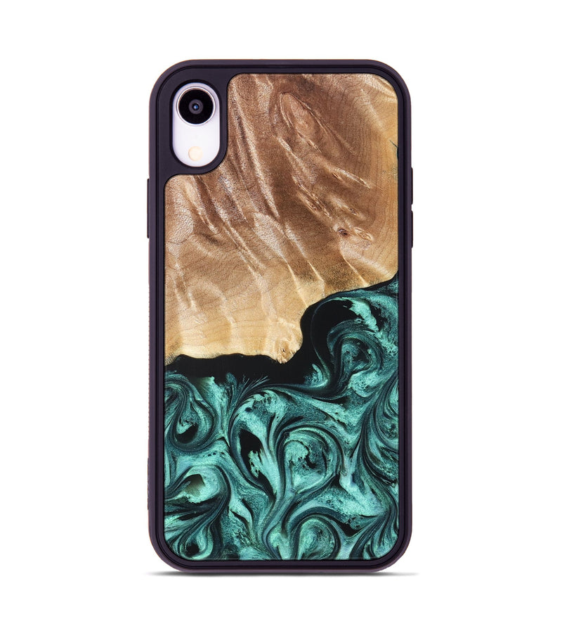 iPhone Xr Wood Phone Case - Gene (Green, 822670)