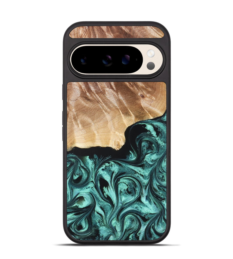 Pixel 10 Wood Phone Case - Gene (Green, 822670)