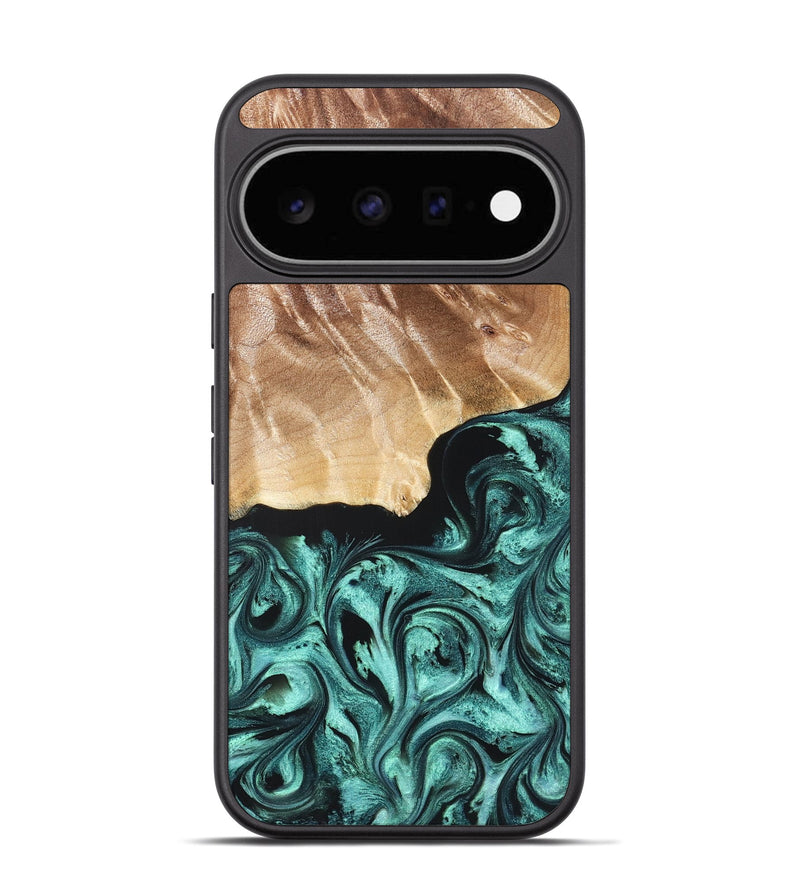Pixel 11 Wood Phone Case - Gene (Green, 822670)