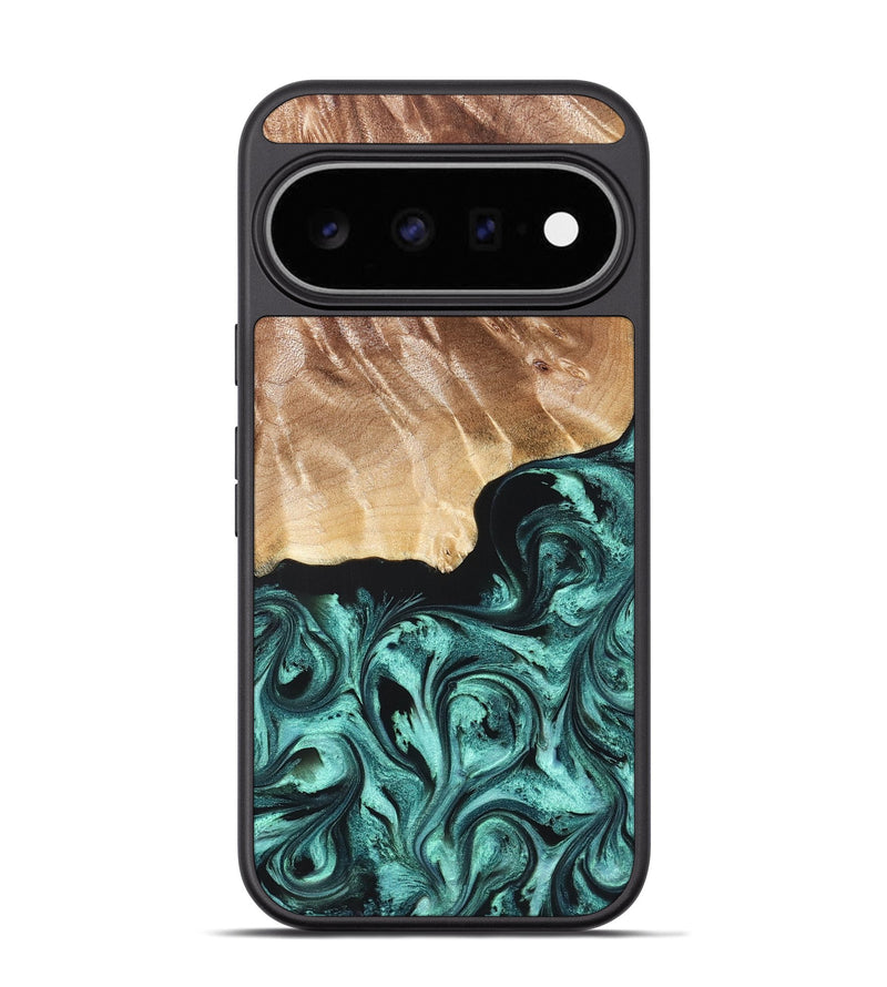 Pixel 11 Pro Wood Phone Case - Gene (Green, 822670)