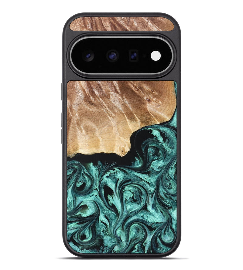 Pixel 11 Pro XL Wood Phone Case - Gene (Green, 822670)