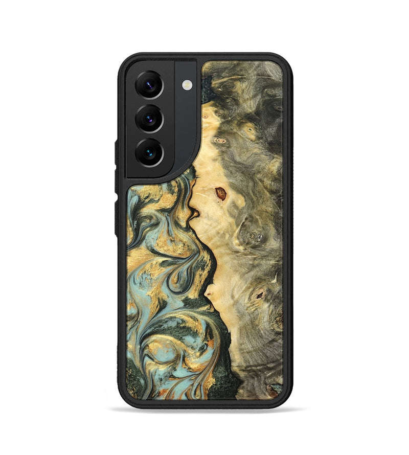 Galaxy S22 Wood Phone Case - Katlin (Green, 822672)