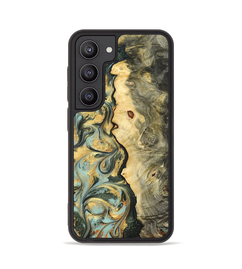 Galaxy S23 Wood Phone Case - Katlin (Green, 822672)