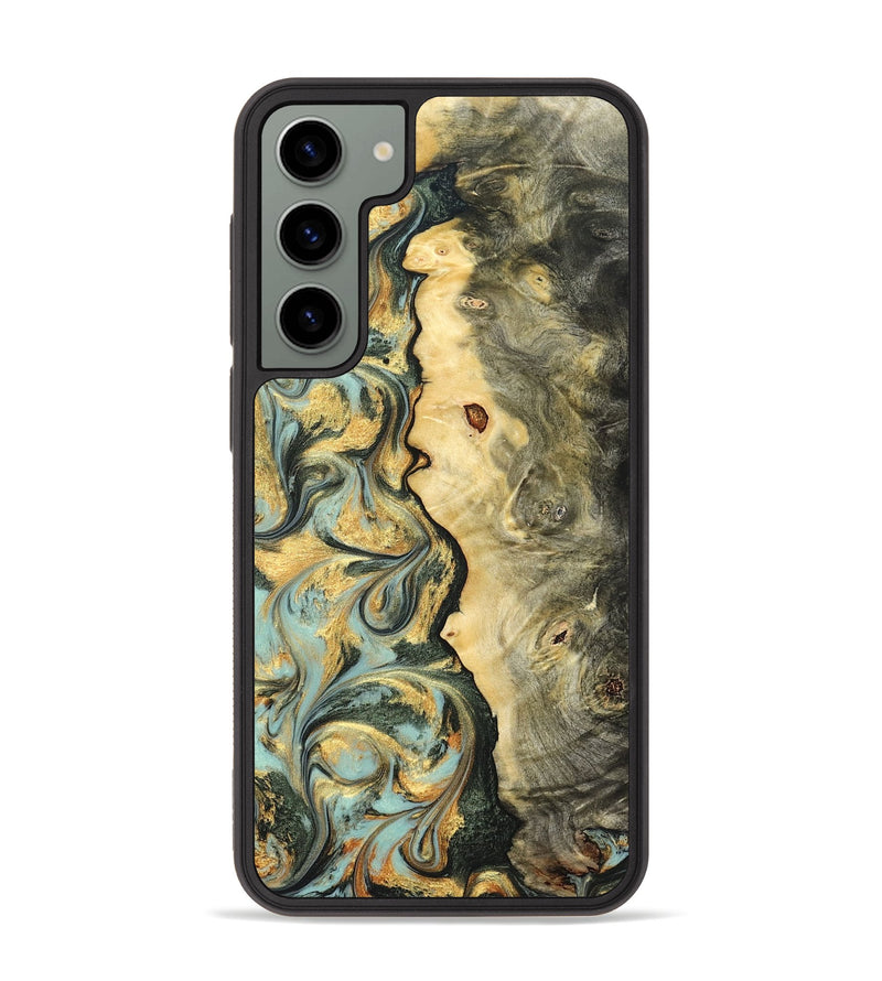 Galaxy S23 Plus Wood Phone Case - Katlin (Green, 822672)