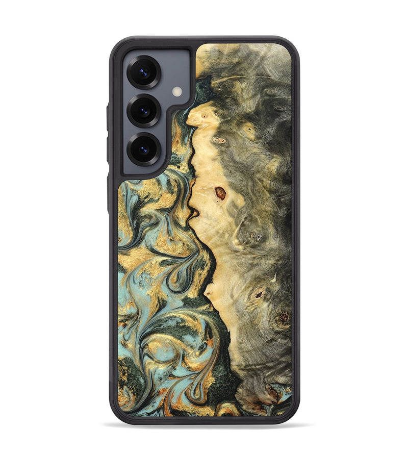 Galaxy S25 Plus Wood Phone Case - Katlin (Green, 822672)