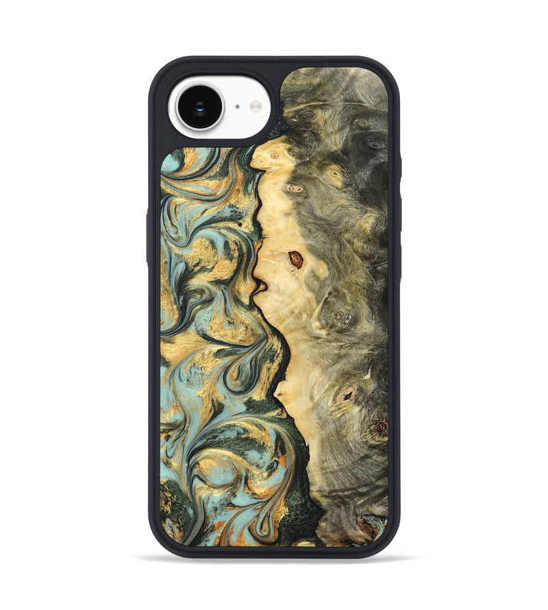 iPhone 16e Wood Phone Case - Katlin (Green, 822672)