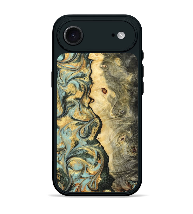 iPhone 17 Air Wood Phone Case - Katlin (Green, 822672)