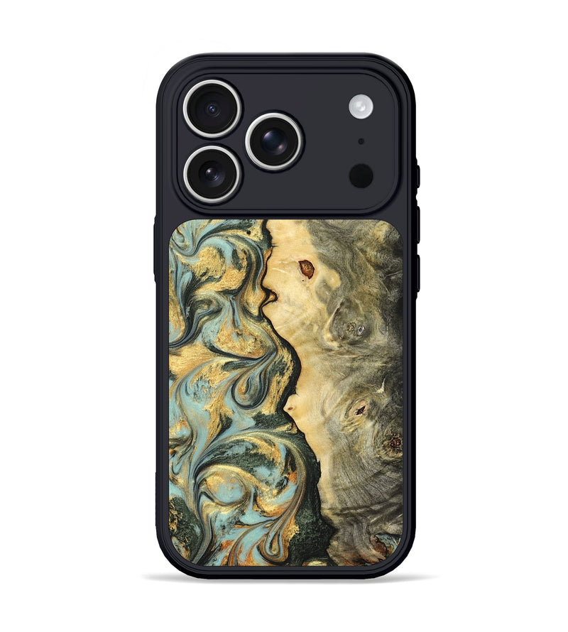 iPhone 17 Pro Wood Phone Case - Katlin (Green, 822672)