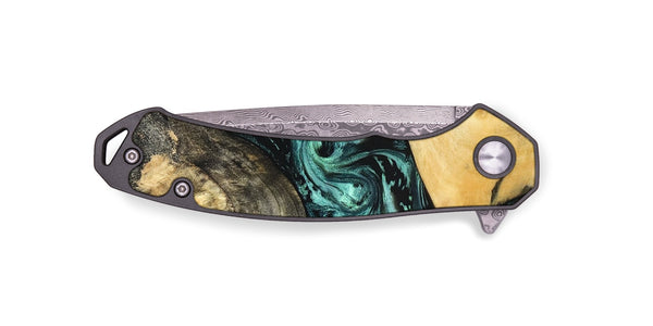EDC Wood Pocket Knife - Audrey (Green, 822680)