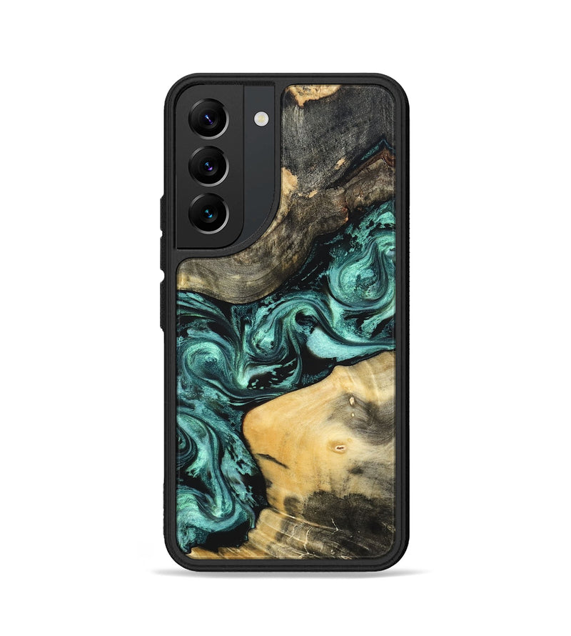 Galaxy S22 Wood Phone Case - Audrey (Green, 822680)