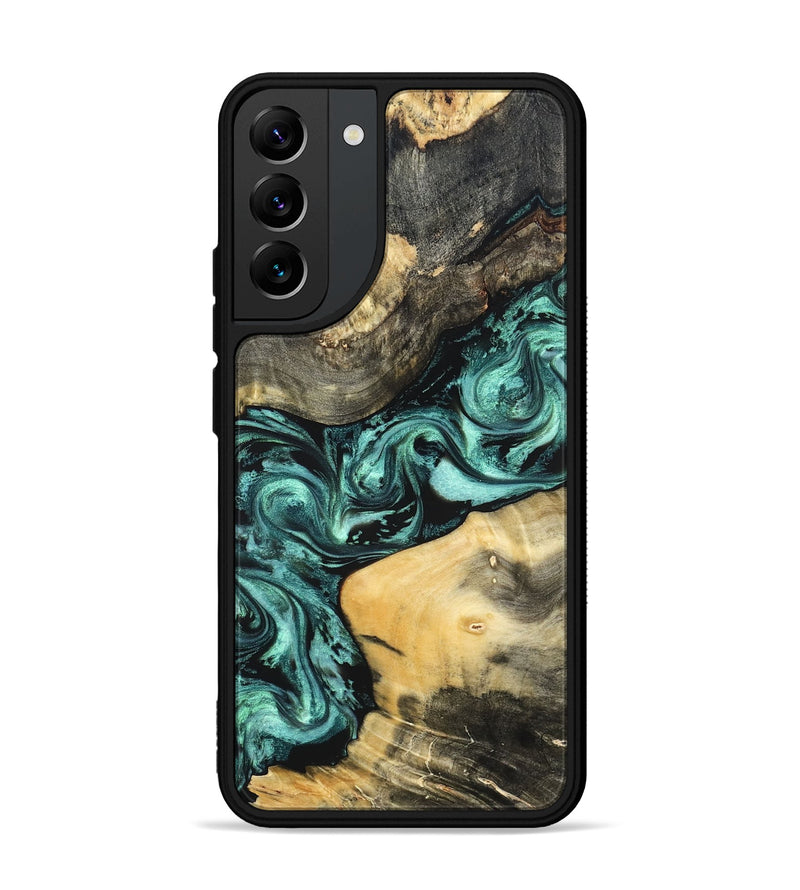 Galaxy S22 Plus Wood Phone Case - Audrey (Green, 822680)