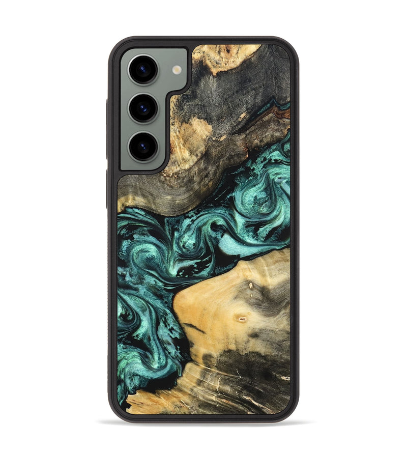 Galaxy S23 Plus Wood Phone Case - Audrey (Green, 822680)