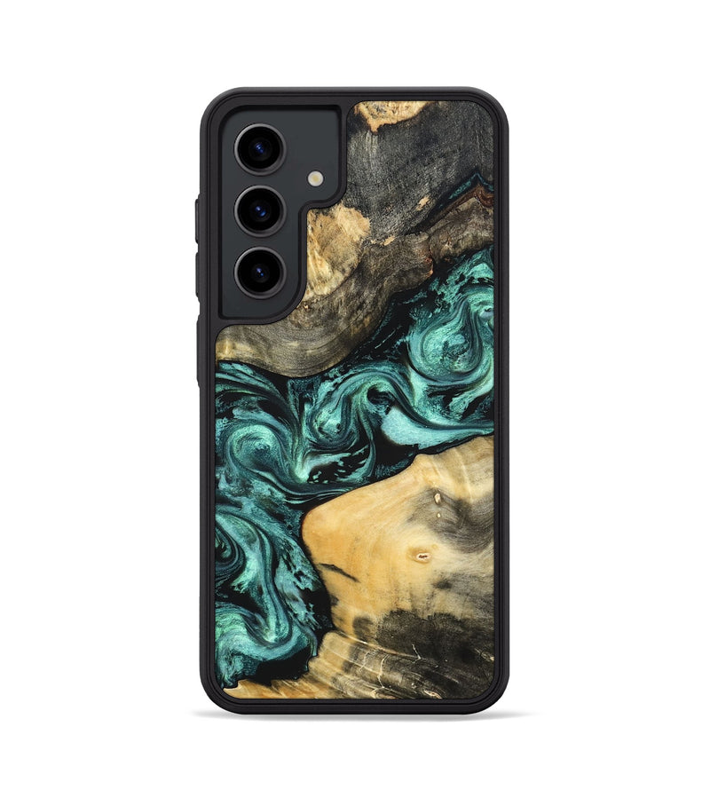 Galaxy S24 Wood Phone Case - Audrey (Green, 822680)