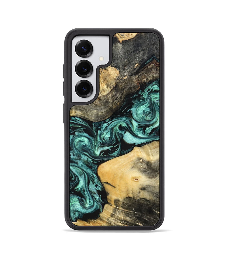 Galaxy S25 Wood Phone Case - Audrey (Green, 822680)