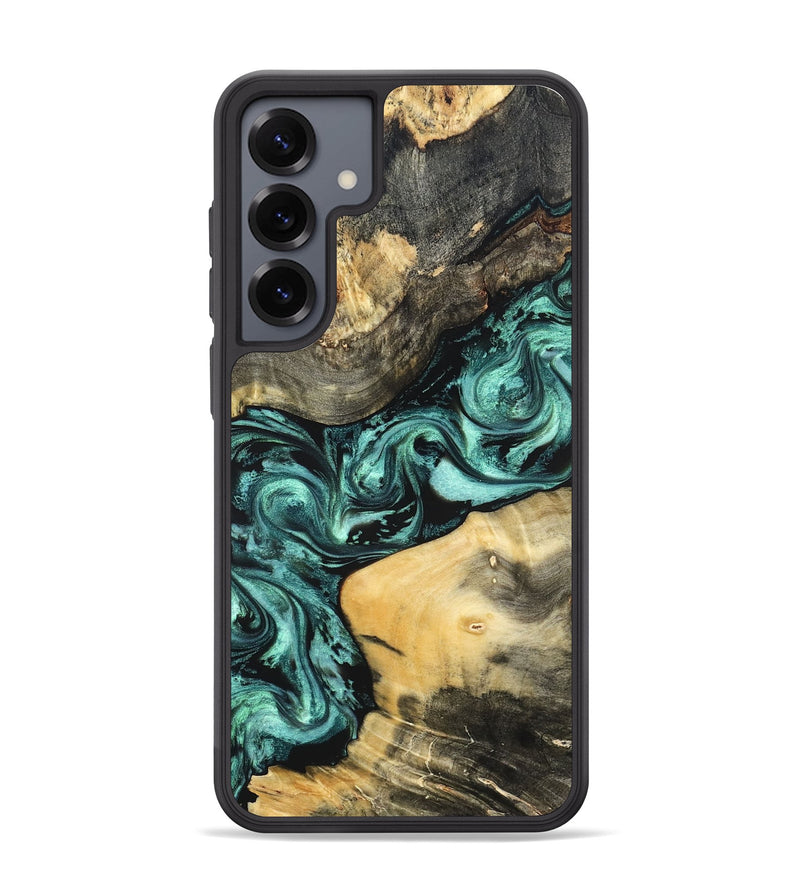 Galaxy S25 Plus Wood Phone Case - Audrey (Green, 822680)