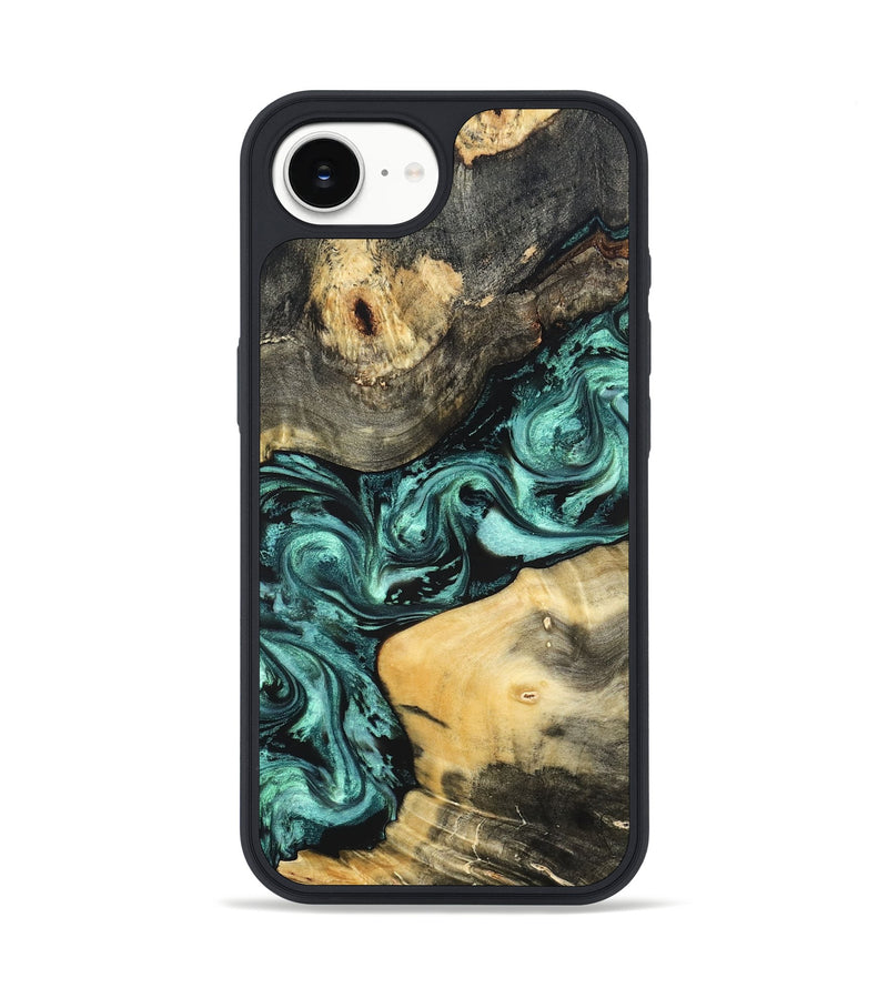 iPhone 16e Wood Phone Case - Audrey (Green, 822680)