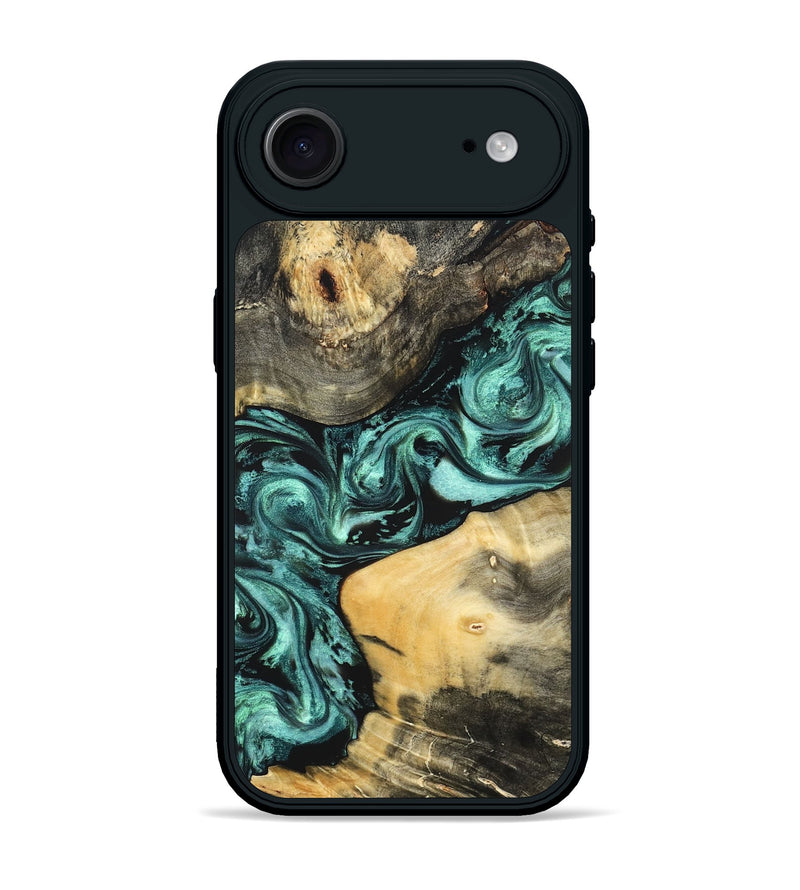 iPhone 17 Air Wood Phone Case - Audrey (Green, 822680)