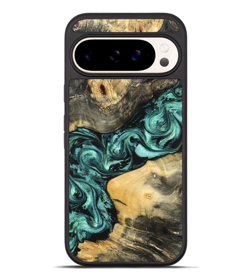 Pixel 10 Pro XL Wood Phone Case - Audrey (Green, 822680)