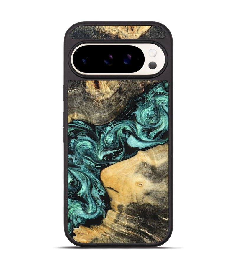 Pixel 9 Wood Phone Case - Audrey (Green, 822680)