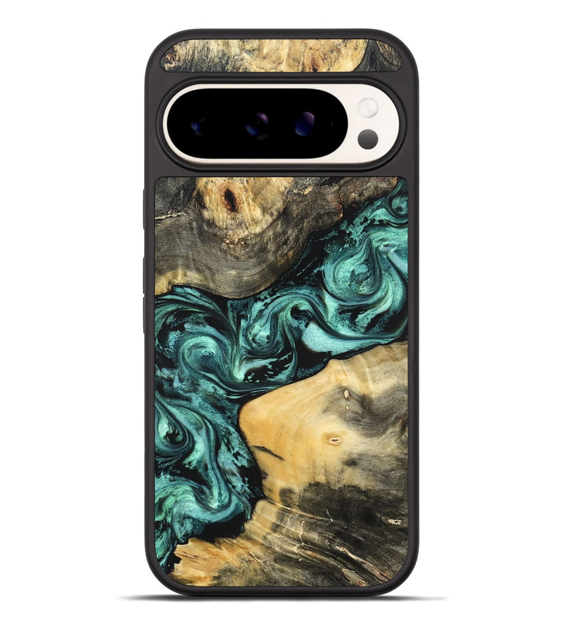 Pixel 9 Pro XL Wood Phone Case - Audrey (Green, 822680)