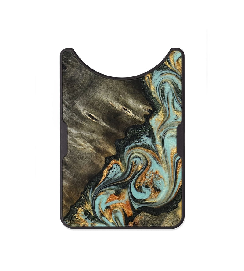 Alloy Wood Wallet - Kirsten (Green, 822681)