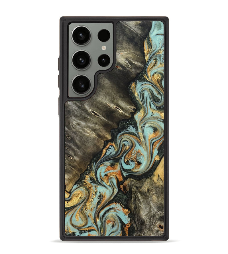 Galaxy S23 Ultra Wood Phone Case - Kirsten (Green, 822681)