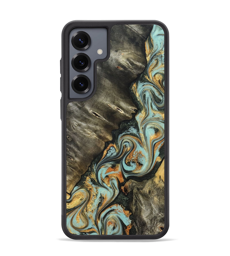 Galaxy S25 Plus Wood Phone Case - Kirsten (Green, 822681)