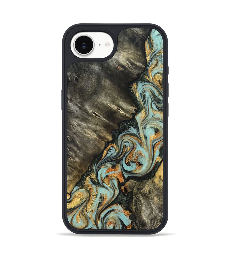 iPhone 16e Wood Phone Case - Kirsten (Green, 822681)