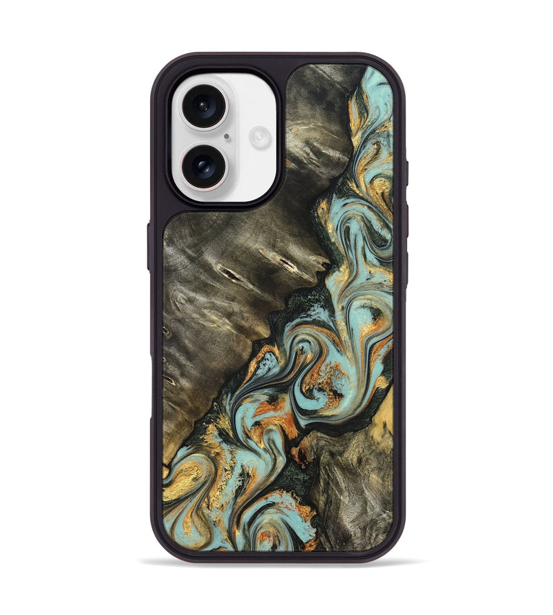 iPhone 17 Wood Phone Case - Kirsten (Green, 822681)