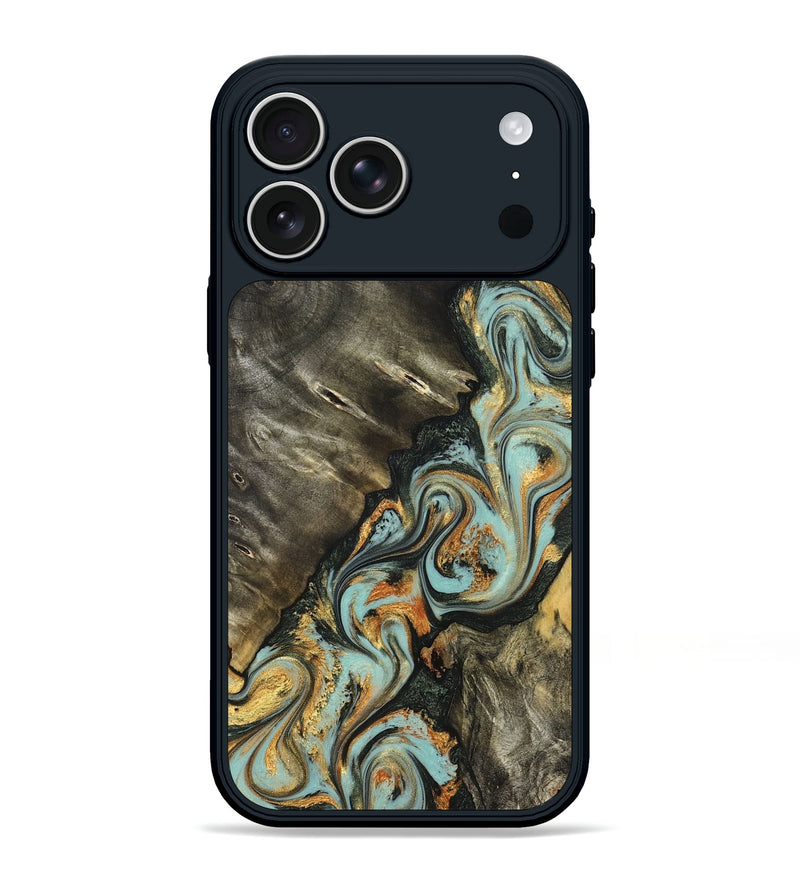 iPhone 17 Pro Max Wood Phone Case - Kirsten (Green, 822681)