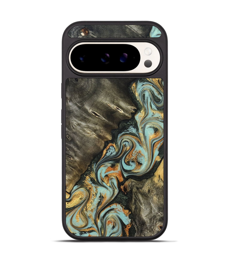 Pixel 9 Pro Wood Phone Case - Kirsten (Green, 822681)