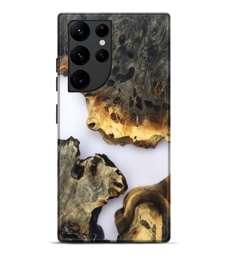 Galaxy S22 Ultra Wood Live Edge Phone Case - Raleigh (Clear, 822684)