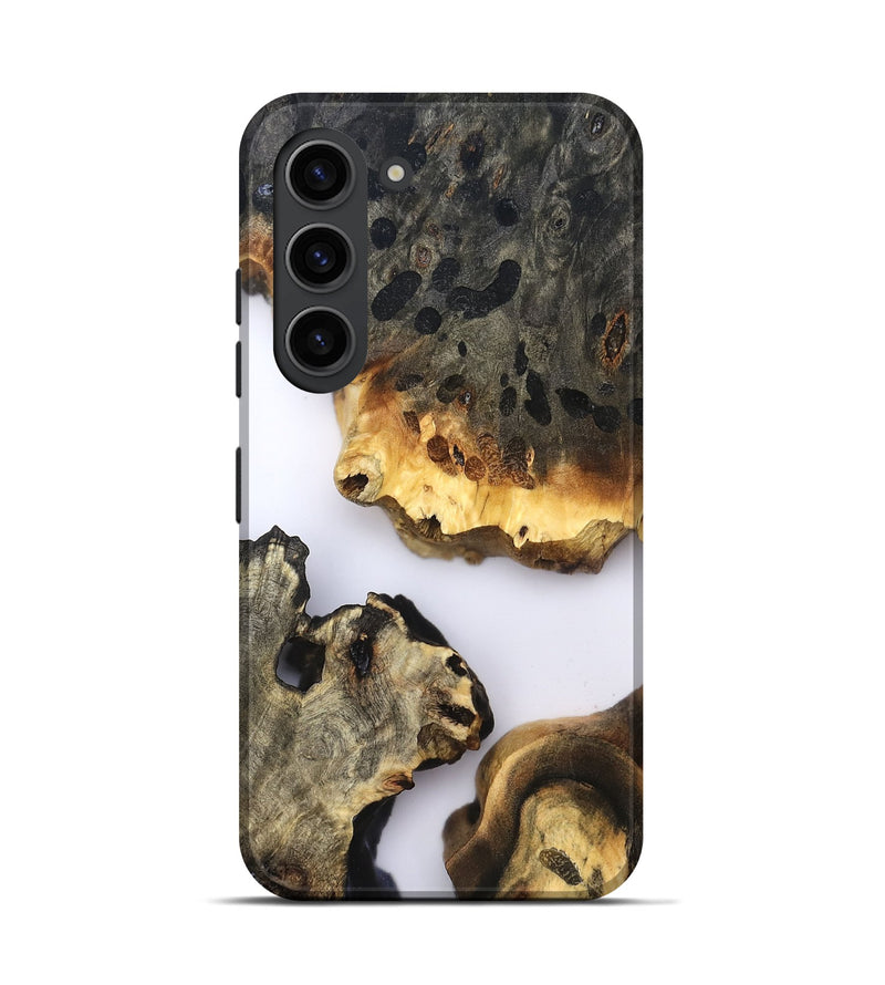 Galaxy S23 Wood Live Edge Phone Case - Raleigh (Clear, 822684)