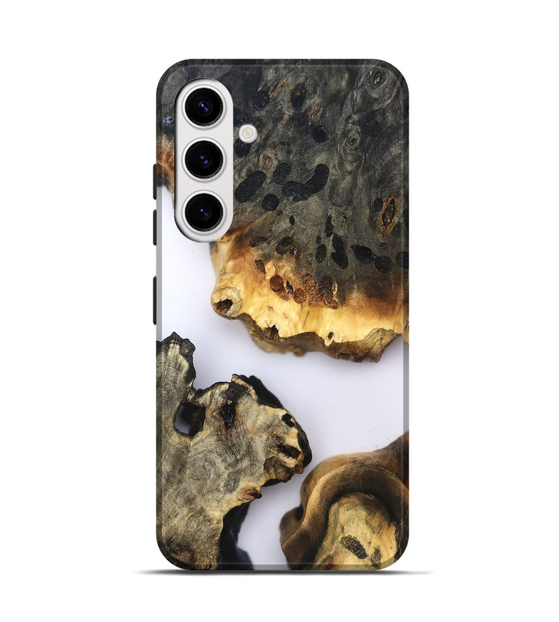 Galaxy S25 Wood Live Edge Phone Case - Raleigh (Clear, 822684)