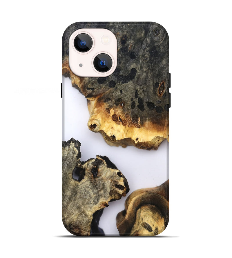 iPhone 13 Wood Live Edge Phone Case - Raleigh (Clear, 822684)