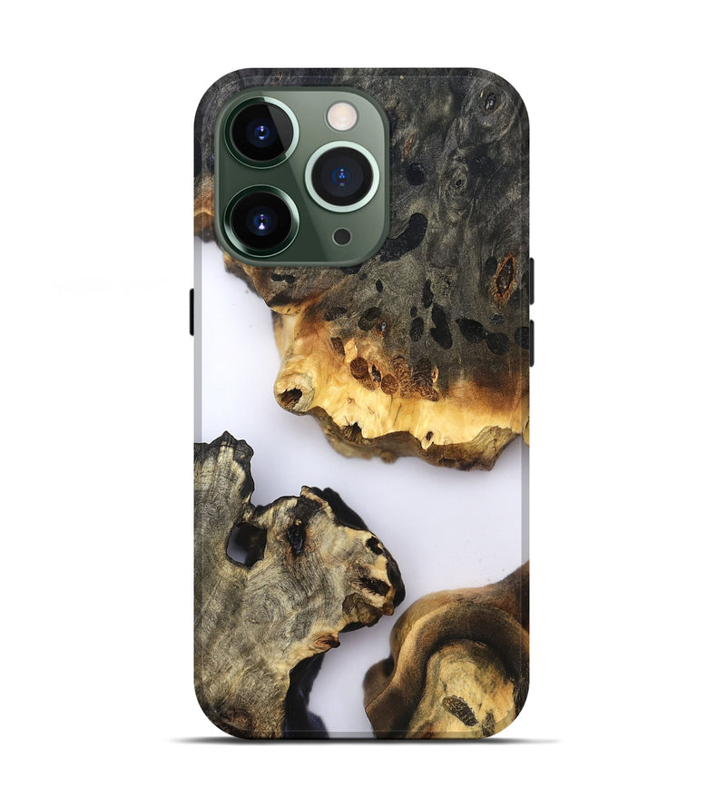 iPhone 13 Pro Wood Live Edge Phone Case - Raleigh (Clear, 822684)