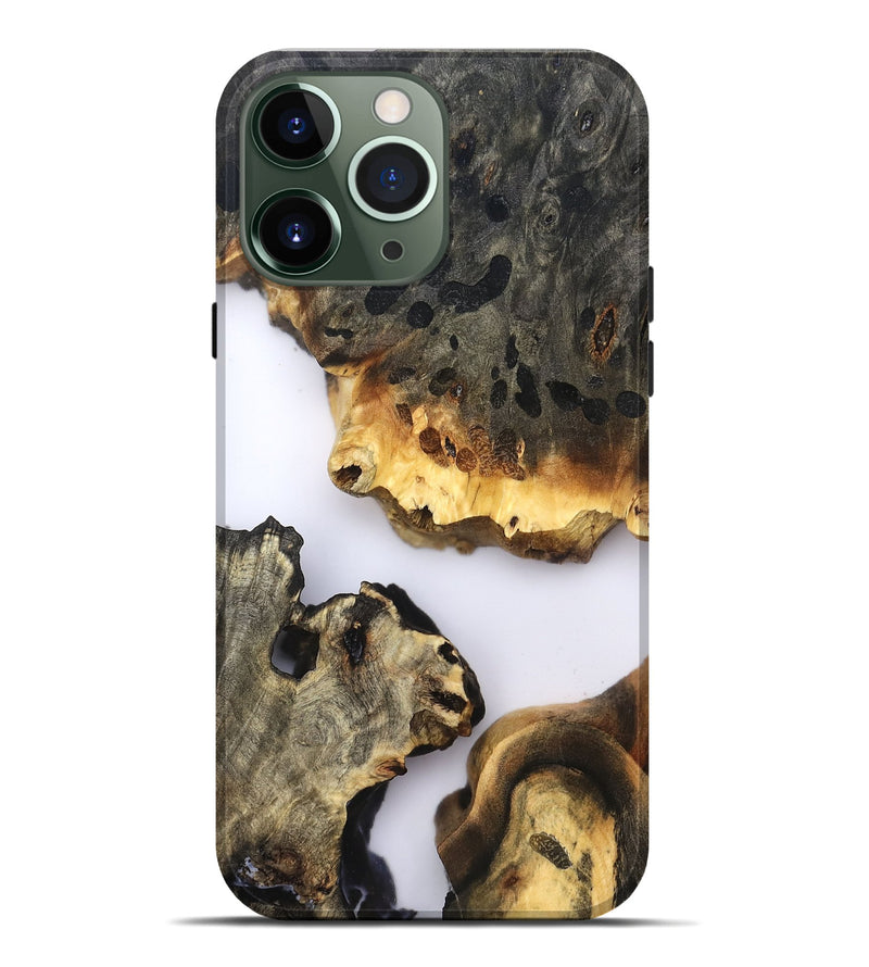 iPhone 13 Pro Max Wood Live Edge Phone Case - Raleigh (Clear, 822684)