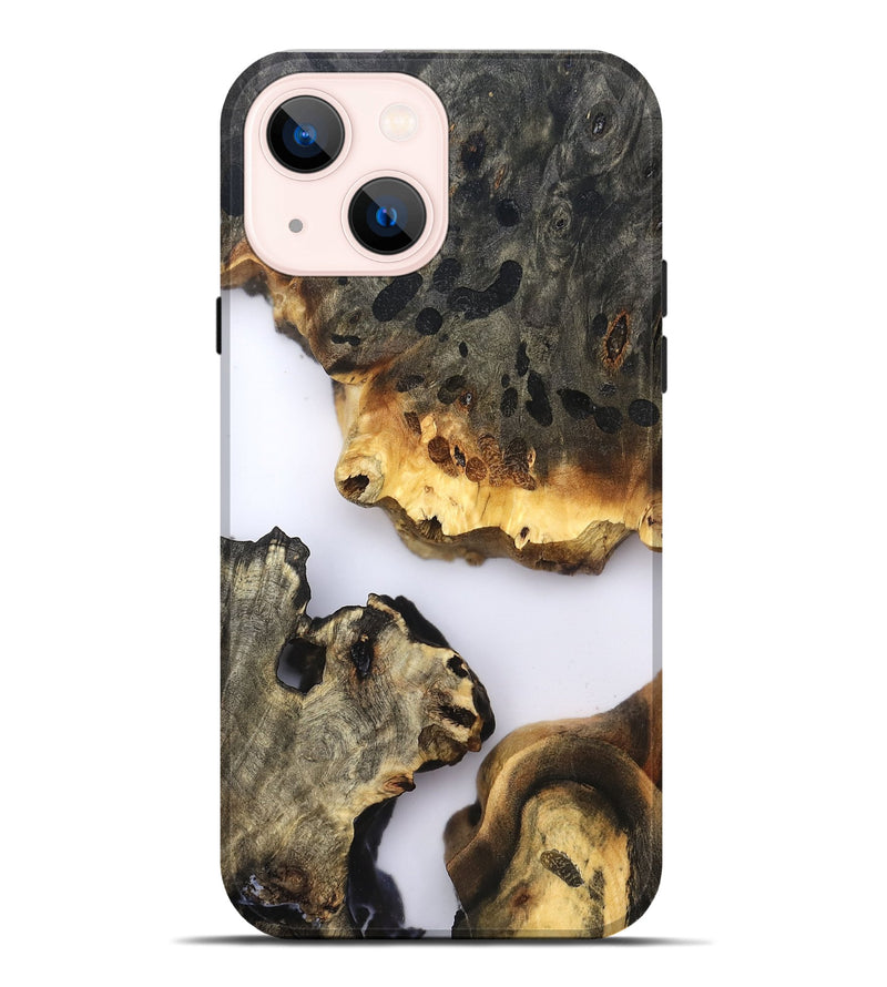 iPhone 14 Plus Wood Live Edge Phone Case - Raleigh (Clear, 822684)