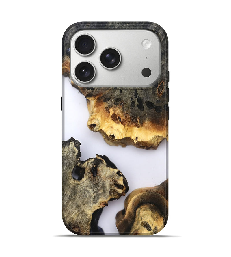 iPhone 17 Pro Wood Live Edge Phone Case - Raleigh (Clear, 822684)