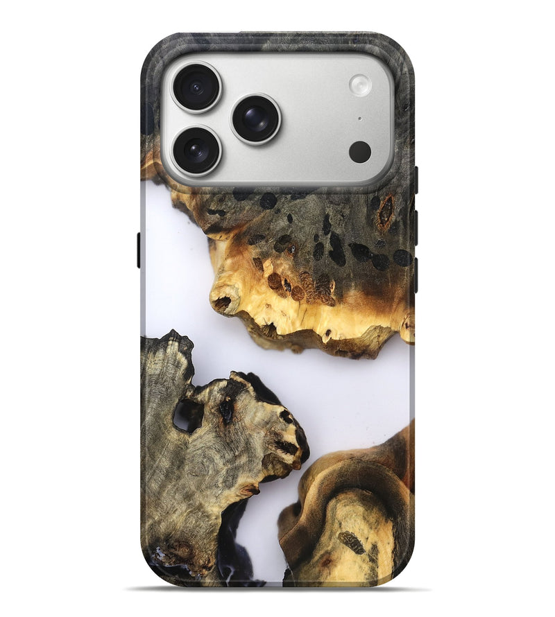 iPhone 17 Pro Max Wood Live Edge Phone Case - Raleigh (Clear, 822684)