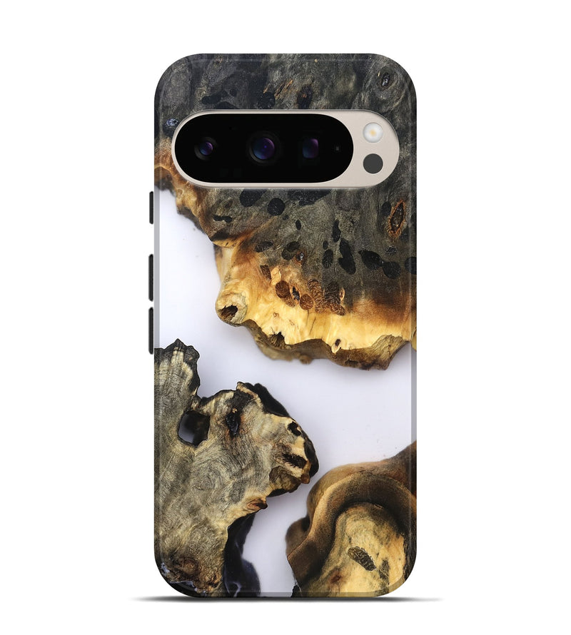 Pixel 10 Pro Wood Live Edge Phone Case - Raleigh (Clear, 822684)